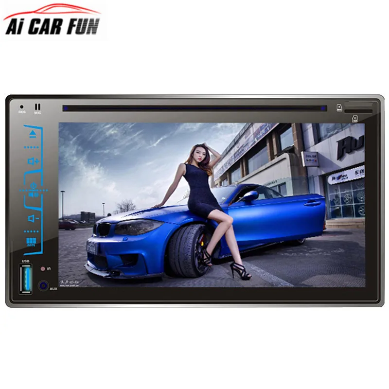 

2017 6.2" HD Capacitive Touch Screen Car Bluetooth Stereo DVD Player CD/MP3/FM/AM/USB/SD/AUX-IN 2 Din Receiver MP4 MP5 Player
