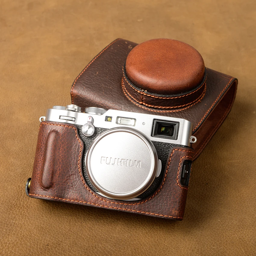 AYdgcam Brand Handmade Genuine Leather Camera case For Fujifilm X100F