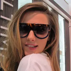 LONSY Мода Высокое качество большие солнцезащитные очки Для женщин Винтаж Ретро брендовый дизайн для вождения солнцезащитные очки для
