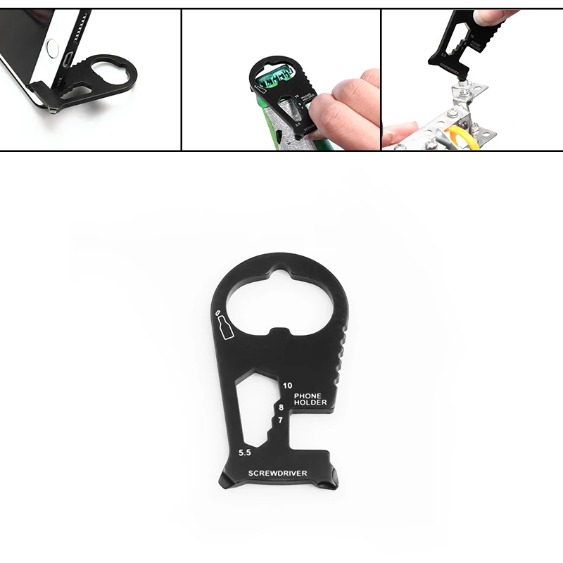 

bushcraft Emergency survival outdoor tools Pocket field self-defense tool card Precision edc multi-function gadget