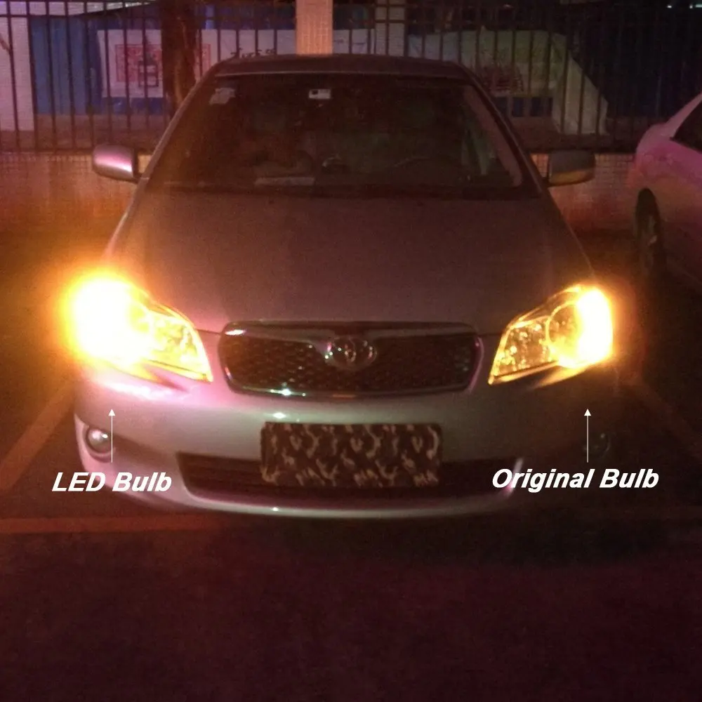Dual Color WhiteAmber BAU15S BA15S 1156 Canbus Free Error DRL 4014 60 SMD 3156 7440 Turn Signal Reverse Lights 12V2