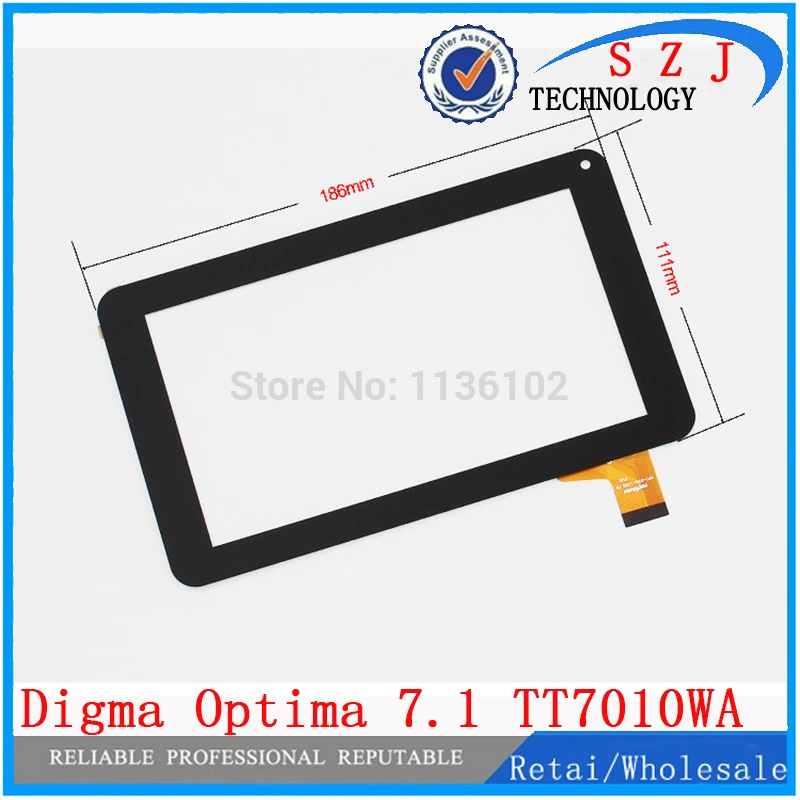 

Новый 7-дюймовый планшетный ПК Digma Optima 7,1 TT7010WA, сенсорная панель, дигитайзер, Сменный стеклянный датчик, бесплатная доставка
