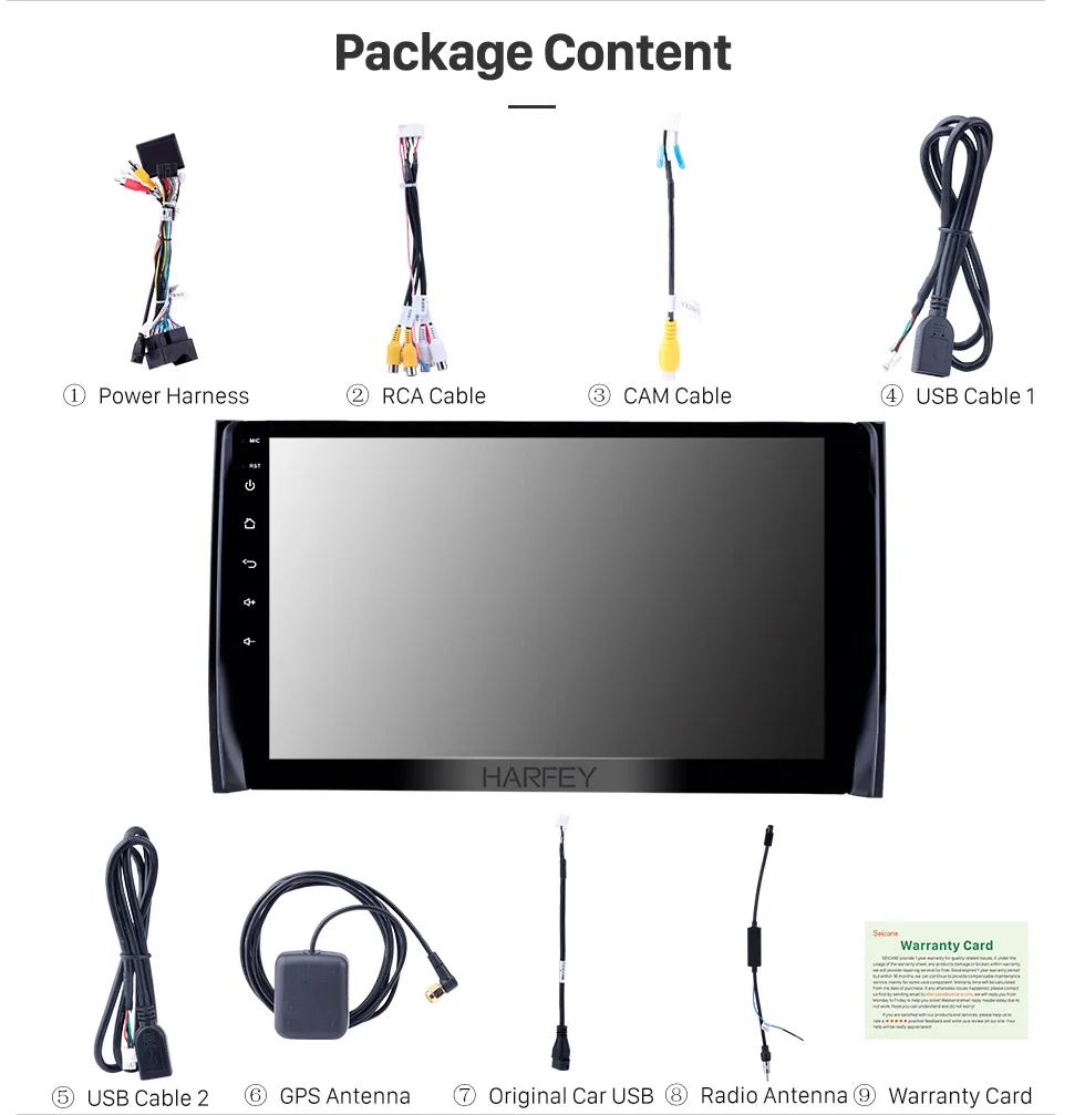Perfect Harfey 10.1inch 2 din Android 8.1 GPS car Radio for 2017-2018 Skoda Diack with HD Touchscreen WIFI support Carplay Backup camera 15