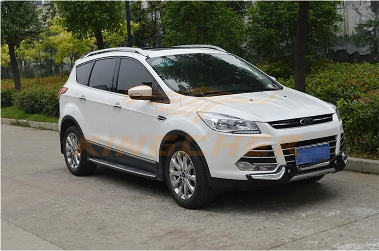 Алюминий Багаж камера Багажник На Крыше Железнодорожного Nerf Бар для Ford Kuga Побег 2012 2013