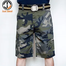 Мужские шорты милитари модные армейские камуфляжные шорты Карго короткие летние бермуды брендовая одежда высокого качества 28 40 42 ID807