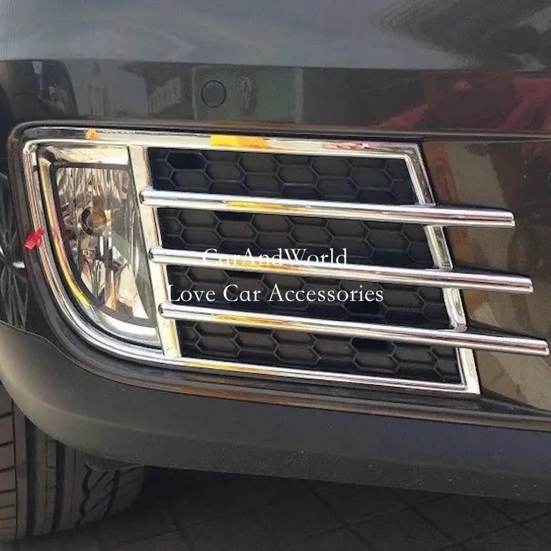 Для VW Volkswagen Tiguan 20152016 внешняя передняя противотуманная фара отделка ABS хром наклейки автомобиля Средства для укладки волос