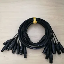 KL 1 м 8-канальный зарядный кабель с разъемом папа XLR змея кабель