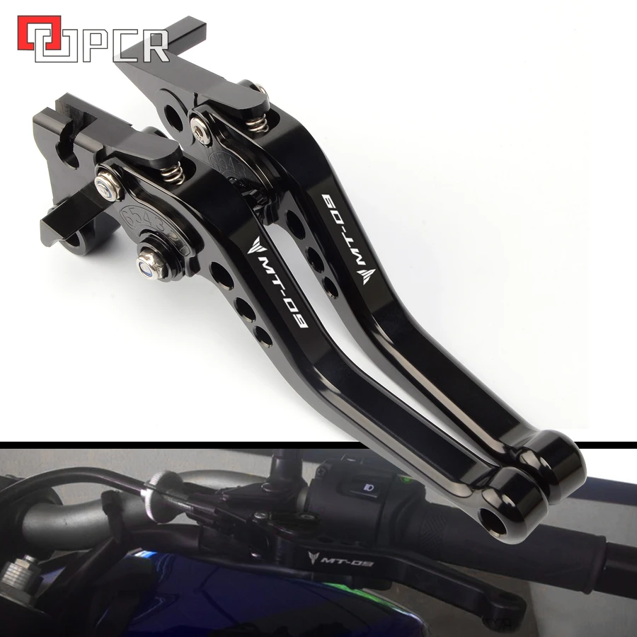 Высококачественные короткие рычаги для Yamaha MT07 FZ07 mt09 fz09 MT 07 09- CNC Регулируемые тормозные рычаги сцепления