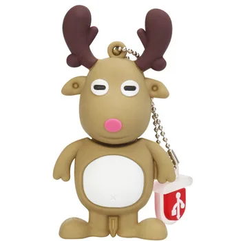 

usb2.0 cartoon Christmas tree flash drive 4GB 8GB 16GB 32GB 64GB Portable Pendrive2.0 Creative MemoryStick Gift