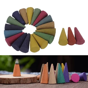 

Floral incense cones backflow aromatherapy Incense 300/150pcs mixed colorful fragrance scent tower scent fresh incense
