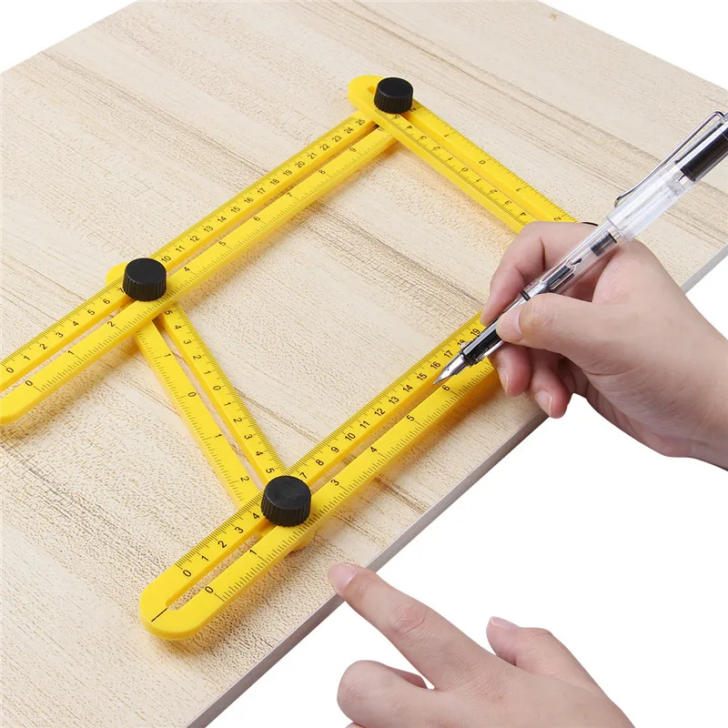 

Professional Template Tool Angle Measuring Protractor Multi-Angle Ruler Builders Craftsmen Engineers Layout Tool set