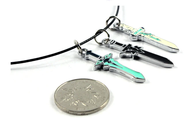 Sword Art Online Asuna Mini swords Necklace