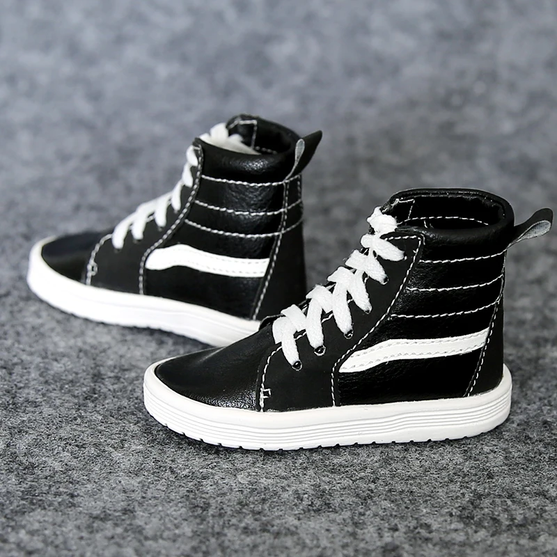 

1Pair 1/3 1/4 BJD Doll Shoes Black Casual Shoes For BJD Doll