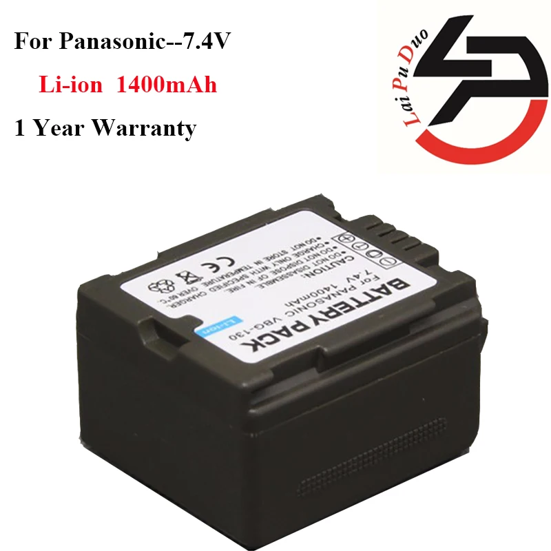 

Brand New 1400mah Replacement Camera Battery For Panasonic HDC-TM350 HDC-TM650 HDC-TM700 VW-VBG130-K AG-HMC150 AG-HMC150P