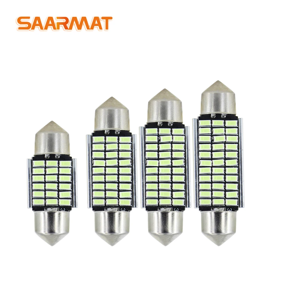 

Pair C5W led car Festoon-31mm 36mm 39mm 42mm for car License Plate Lights reading bulb white and crystal blue colors