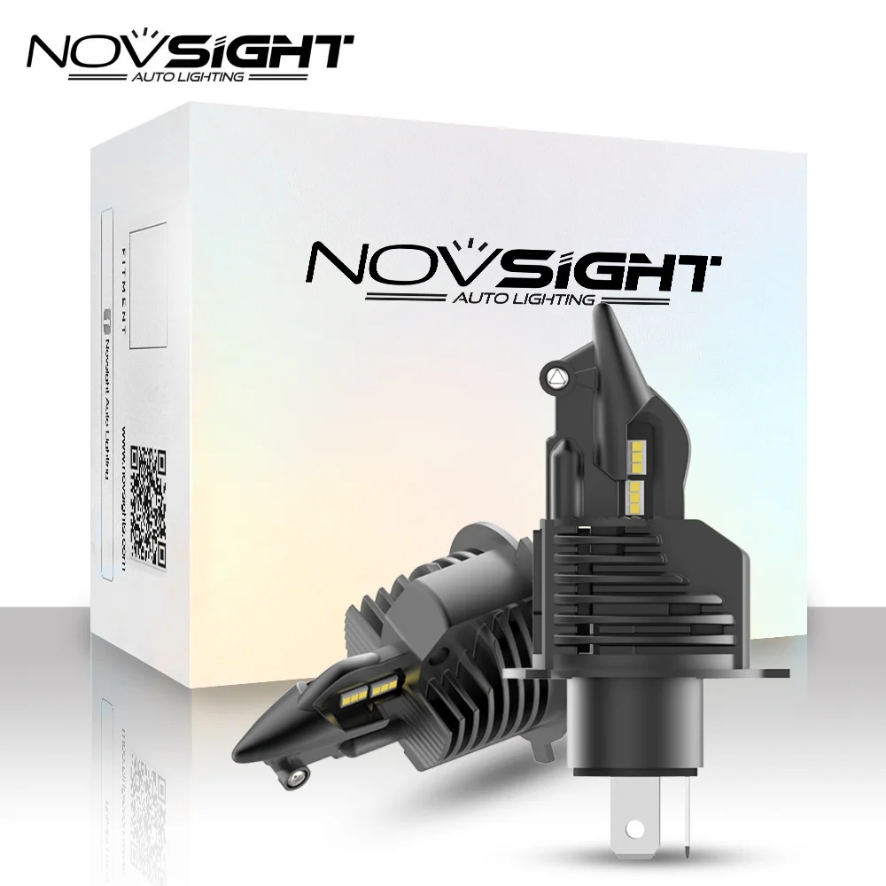 

NOVSIGHT 2pcs Mini h4 led bulb H7 H11 9005 9006 car led headlight bulbs 50W 10000LM 6500K White Automobile Headlamp Fog Lights