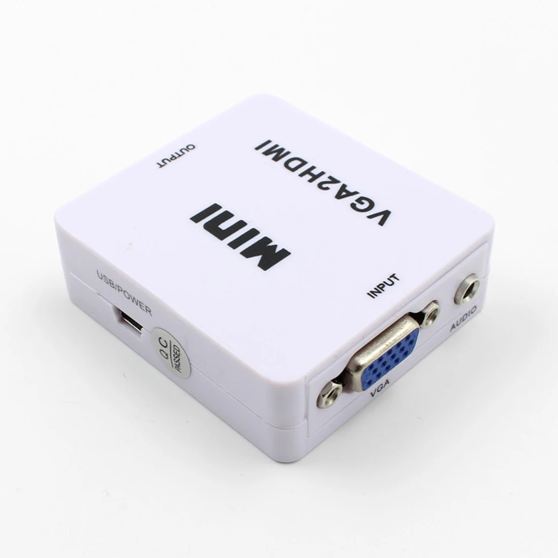 

centechia New Mini 1080P VGA to HDMI adapter Converter VGA2HDMI Converter Connector with Audio for PC Laptop to HDTV Projector