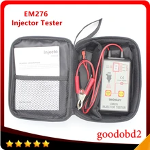 Fuel Injector Tester EM276 Car Car Fuel Injector System Analyzer Scan Tool with 4 Pluse Modes gx100 auto injector cleaner non dismantle auto fuel injection washing tool car fuel injector tester cleaning throttle toolkit