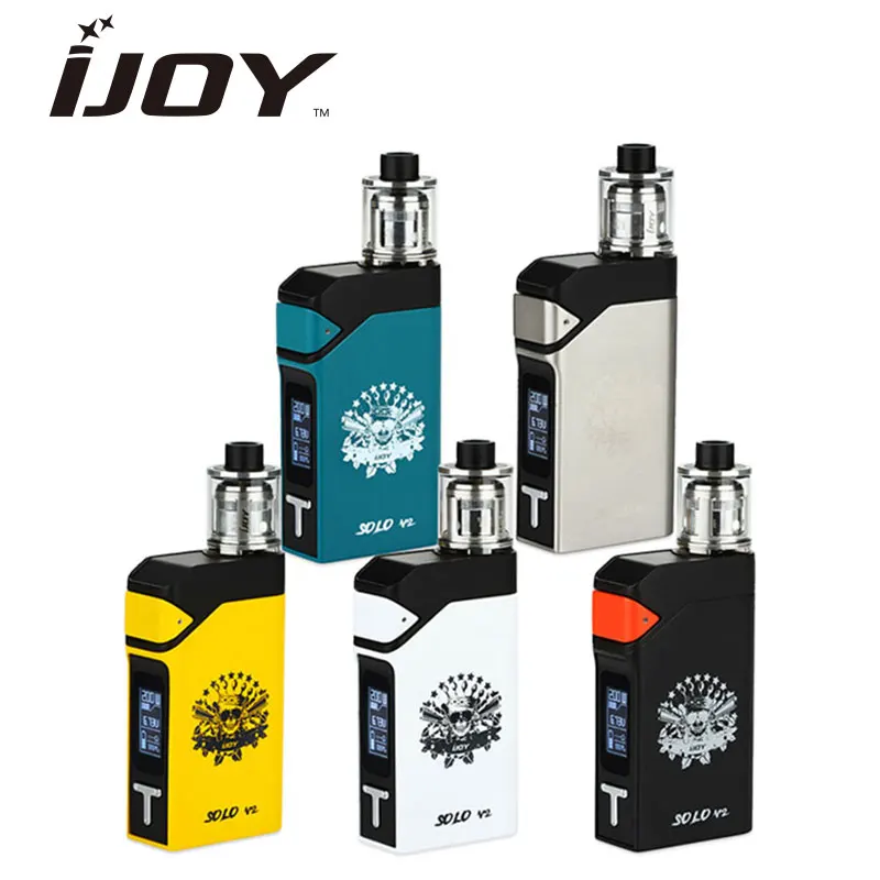

100% Original 200W IJOY Solo Kit with SOLO Mod 200W and 0.4ohm Sub Ohm Tank Atomizer 2ml vs 200W IJOY RDTA BOX Kit