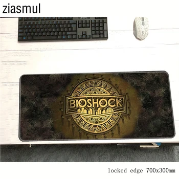 

bioshock padmouse 700x300x2mm gaming mousepad game locked edge mouse pad gamer computer desk High-end mat notbook mousemat pc
