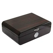 Деревянный узор с внутренней отделкой из кедра фортепиано отделка сигарета Humidor высокого качества с увлажнителем и гигрометром