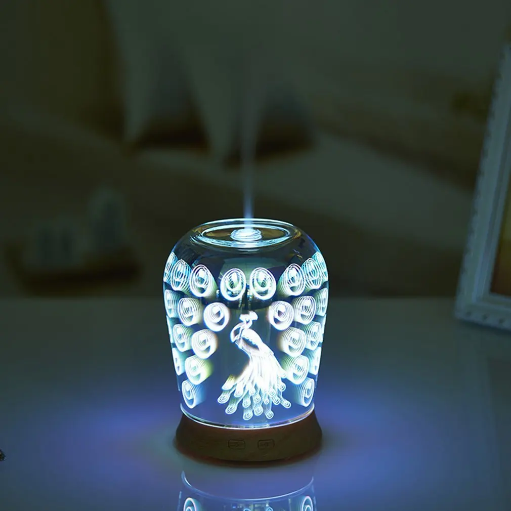 

3D Effect Ultrasonic Humidifier Air Humidifiers for Home Aroma Essential Oil Diffuser Aromatherapy for Office SPA