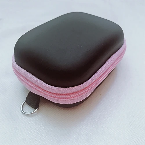 black with pink Эфирные масла переносной чехол для хранения эфирных масел/наушники для переноски, чехол для переноски, чехол для хранения эфирного масла, 5 мл - Цвет: black with pink