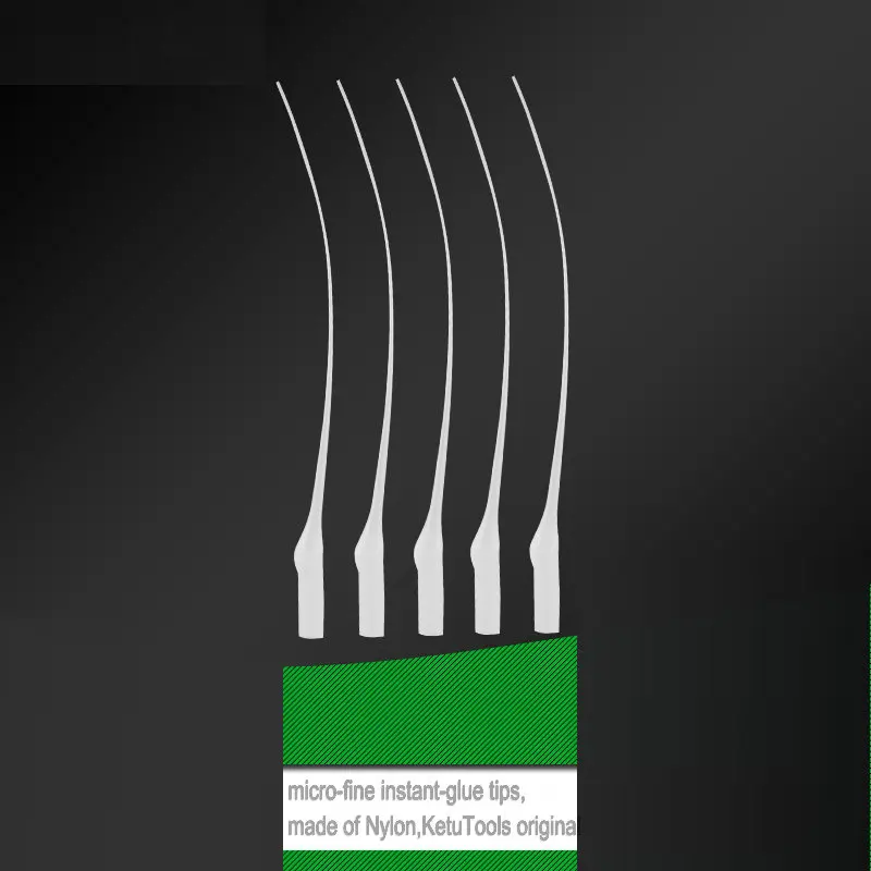 100pcs/lot Ca Glue Extender Precision Applicator Tips For Instant Glue, Cyanoacrylate Adhesives