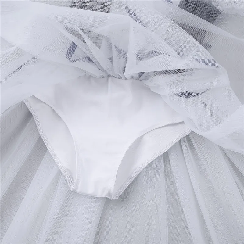 Teen Girls Professional Ballet Dresses Velvet Long Tulle Skating Dress 3-12Years Kids Ballet Dance Gymnastics Leotard Tutu Dress