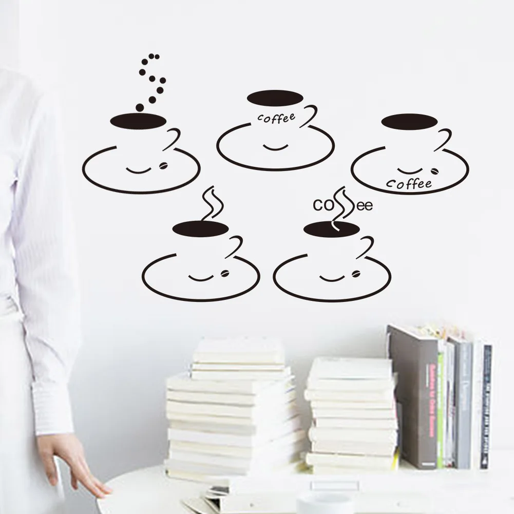 Tiene Una Taza De Cafe Pegatinas Tienda Decoraciones De Cocina