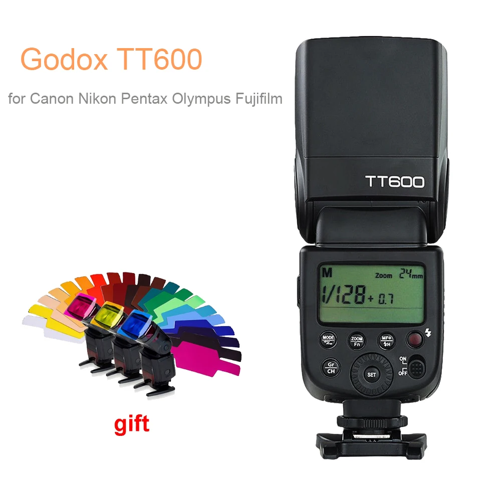  Godox TT600 2.4G Wireless GN60 Master/Slave Camera Flash Speedlite for Canon Nikon Pentax Olympus F