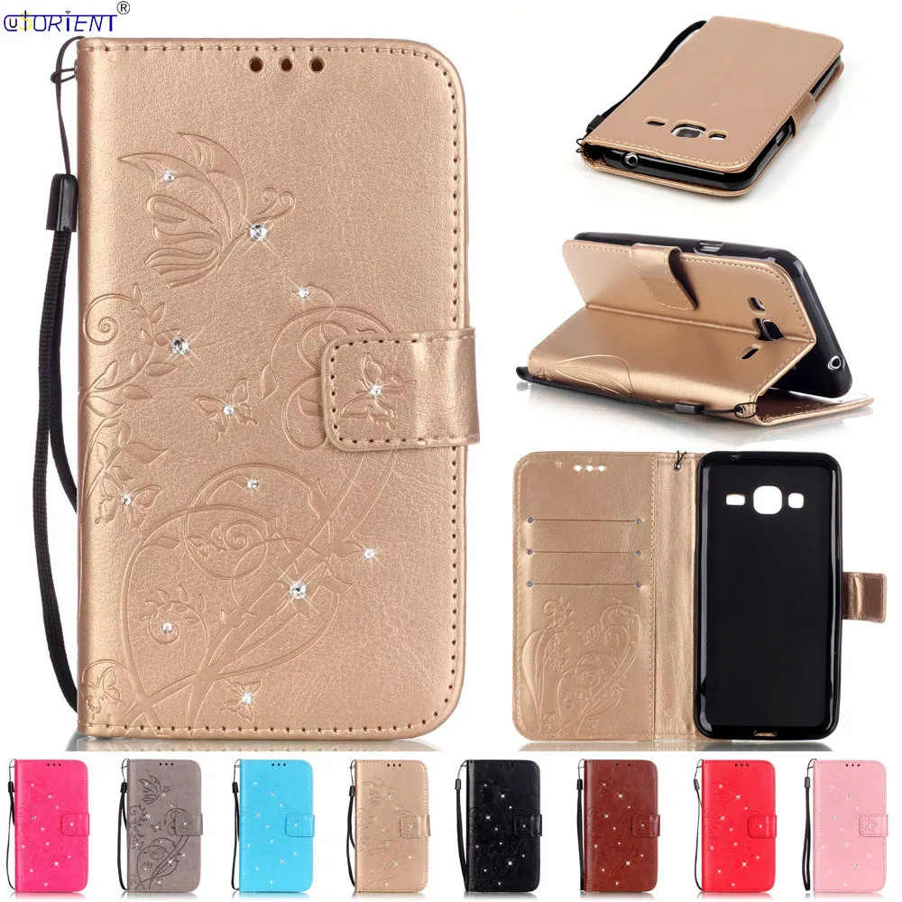 

Wallet Cover For Samsung Galaxy J3 2016 J36 Glitter Diamond Flip Leather Case J320 SM-J320F/DS SM-J320FN SM-J320H/DS SM-J320F