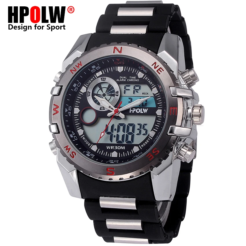 

Sport Military Men Digital Quartz Army Clock Male Brand Waterproof Wrist Watches LED Electronic Watch relogio masculino Hour