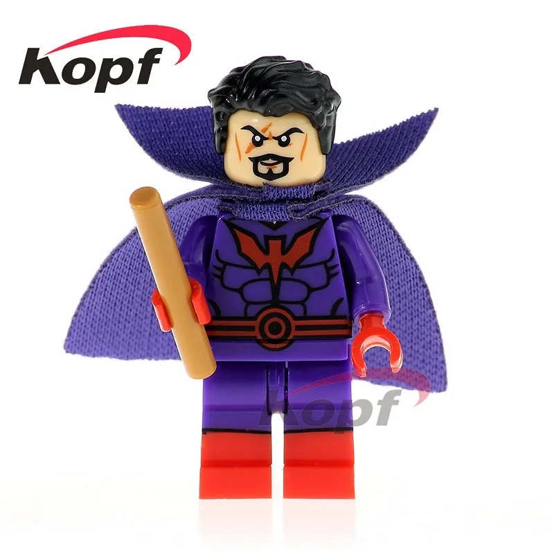 

Single Sale Super Heroes Black Tom Cassidy Vision Luke Cage Racing Iron Man Bricks Building Blocks Children Toys Gift XH 717