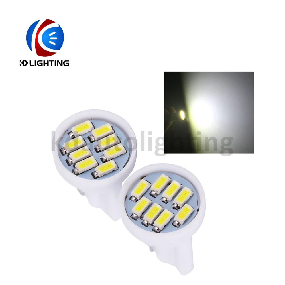 KD 500 шт. T10 3014 8 SMD Светодиодные Автомобильные фары 194 168 192 W5W 8 светодиодный авто аксессуары Клин лампы для габаритных огней белый AC/DC 12 V, лидер продаж