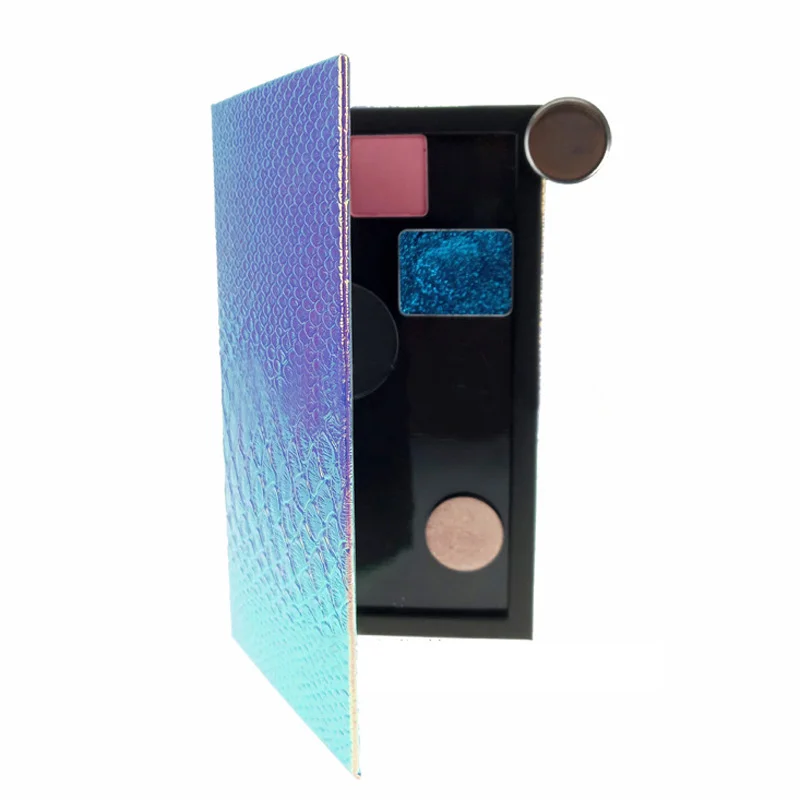 

Fish-scale Empty Magnetic Eyeshadow Palette Case DIY Easy Carry Blusher Lipstick Lip Gloss Powder Refill Makeup Palette