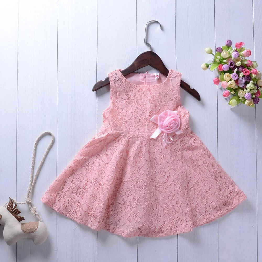 Infant Lace pearl Formal Evening Wedding Tutu Princess baby Dress Flower Girls Children Clothing Kids Party For Girl Clothes | Детская