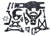 Baja upgrade parts,Carbon Fiber Package set fit HPI KM ROVAN BAJA 5B 5T 5SC KING MOTOR TRUCK Free shipping 85237