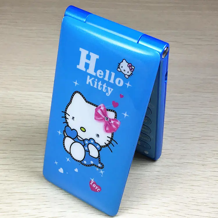 Фонарик hello Kitty с двумя слотами для sim карт камера Voiceking женщин и девочек милый 2 4