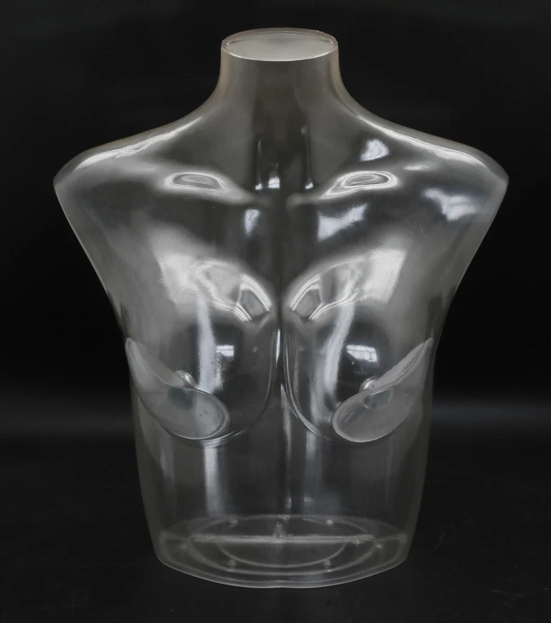 Hot Sale!! New Arrival Clear Transparent Torso Mannequin Factory Direct