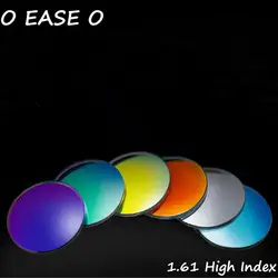 1,61 высокий индекс поляризацией зеркальное покрытие линзы рецепт поляризованные очки оптические линзы 8 цветов