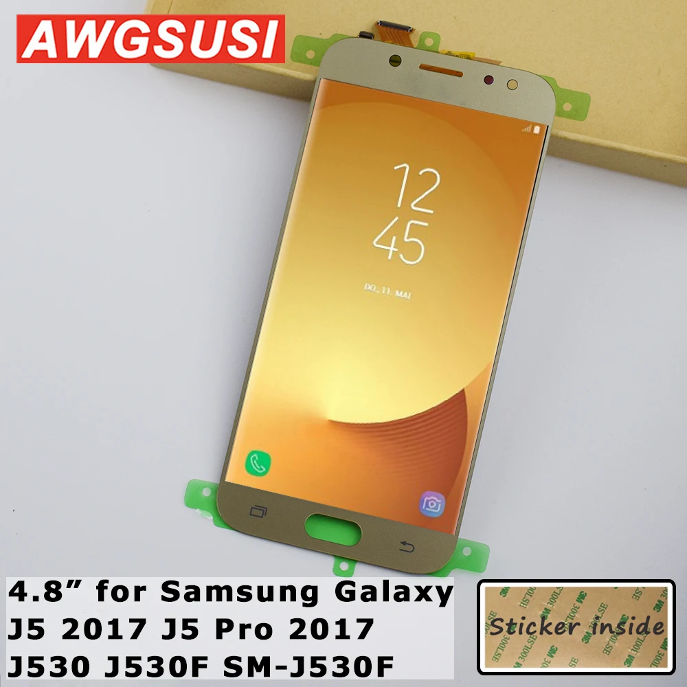 4 8 &quotдля SAMSUNG GALAXY J5 Pro 2017 J530 LCD J530F J530FM SM ЖК дисплей монитор + сенсорный экран