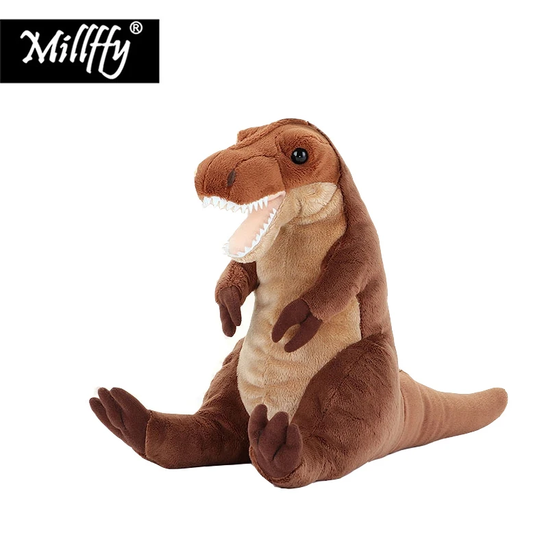 

Millffy 27CM Kids Toy Peluches Stuffed Animal Tyrannosaurus Rex Dinosaur Plush Toy Dolls Soft Toy Plushie for Children Boys