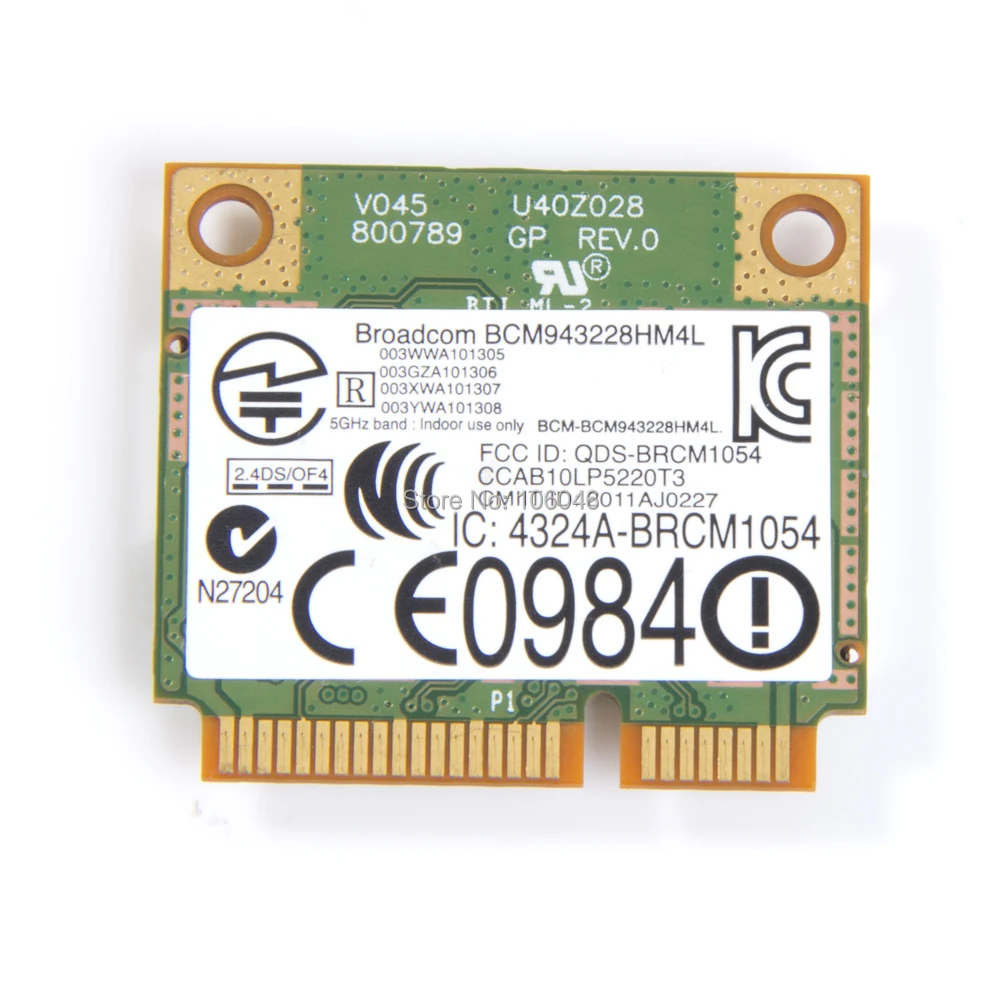 broadcom dw1530 wireless-n wlan half-mini card