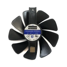 GPU RX 580 RX 570 Cooler Sapphire NITRO Gear LED Fan For RX580 RX570 Card Cooling