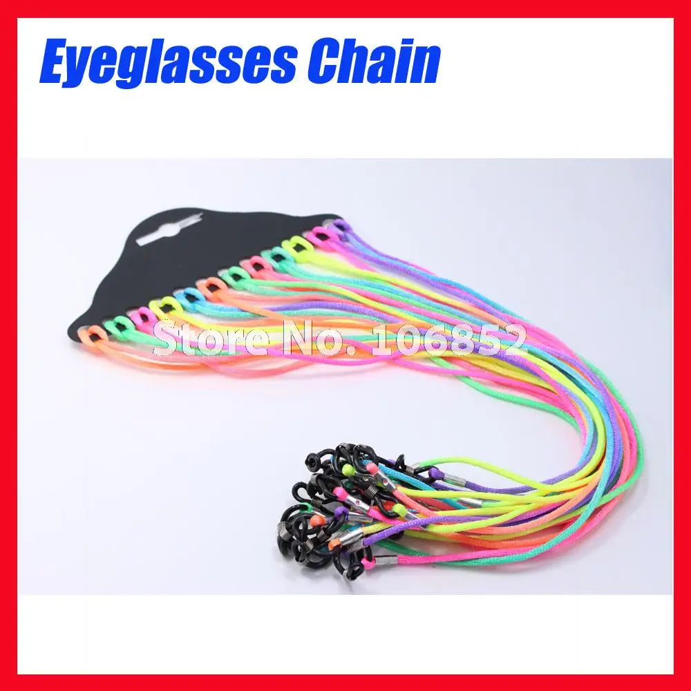 

BC3006 12pcs colorful nylon eyeglasses cord spectacle sunglasses eyewear chain reading glasses holder