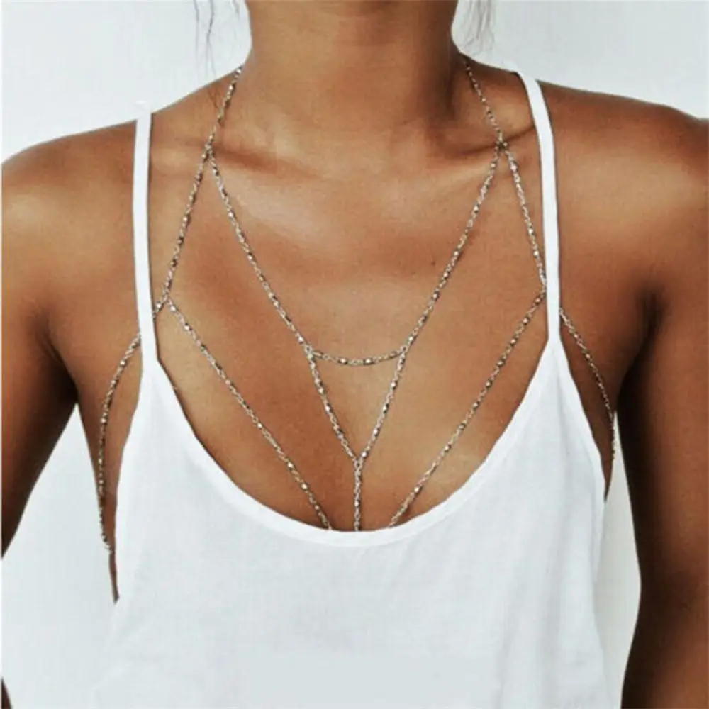 Модные женские украшения для тела цепь бикини Талия Живот пляж жгут раба ожерелье