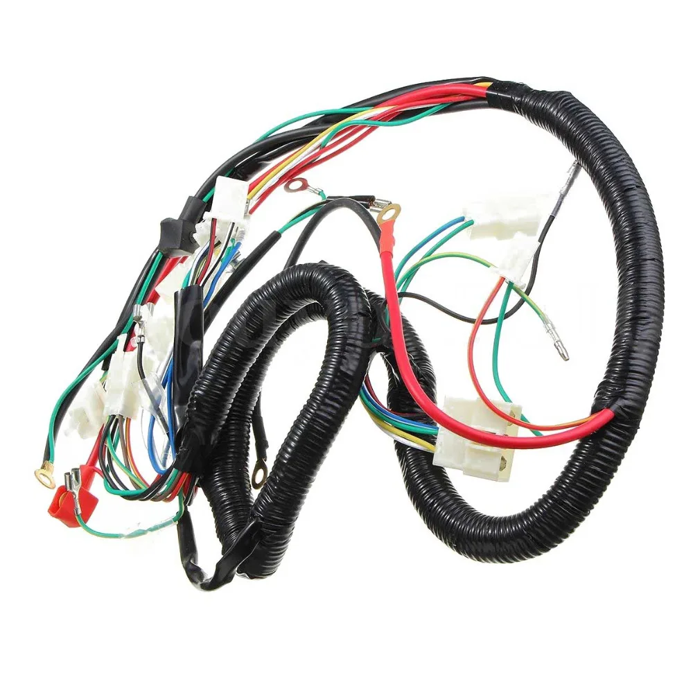 

New Set Universal Wiring Harness For 150-250cc Quad Bike ATV Parts