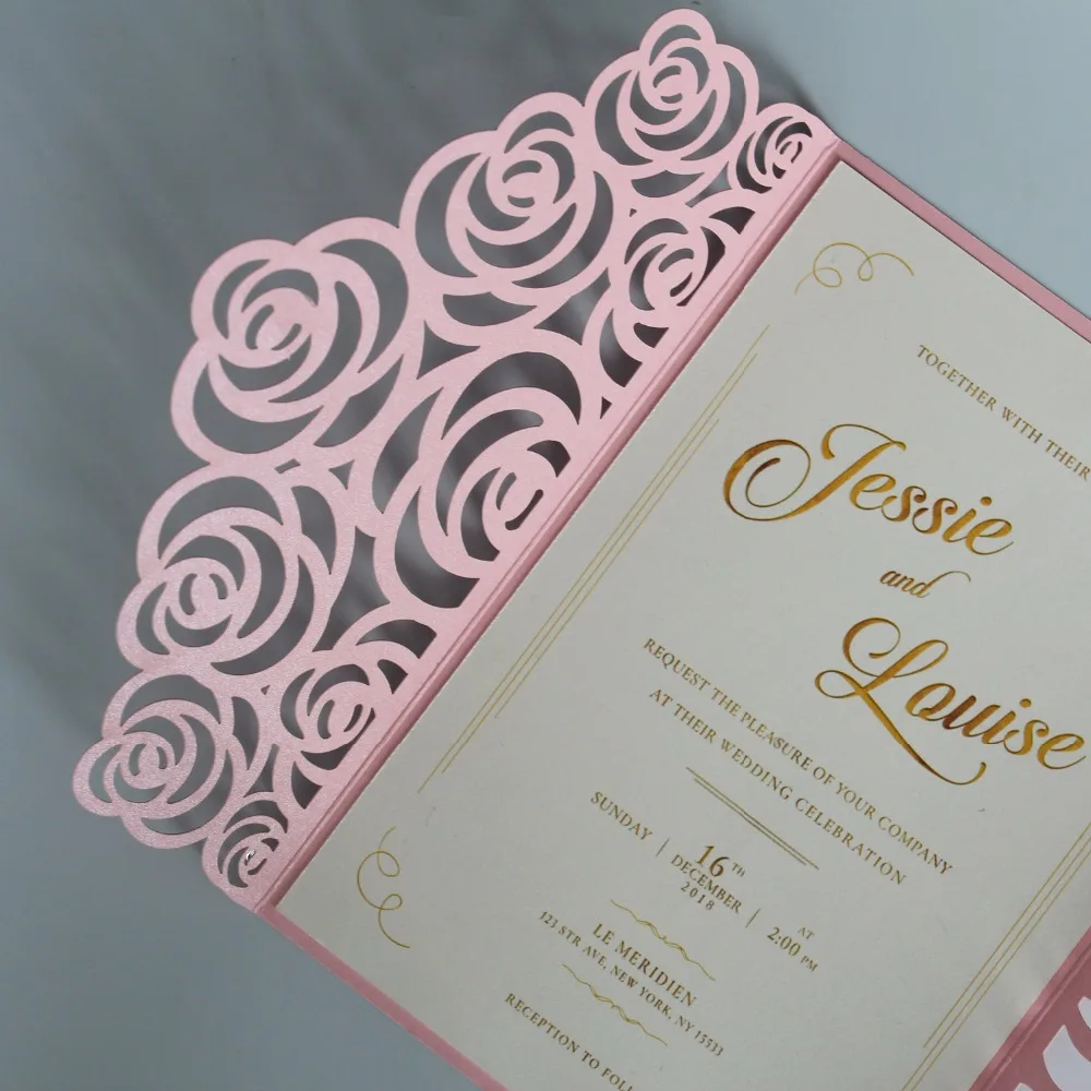 Romantic Pink Invitation