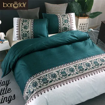 

Bonenjoy Duvet Cover Sets Twin Size Bed Cover Stripes Bed Linen with Pillow Covers for Home/Hotel King Bedding Set Queen Size